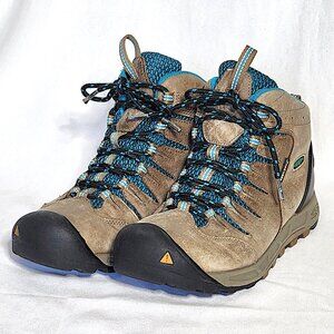 Keen mocha brown leather hiking boots